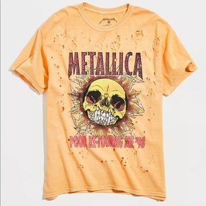 Metallica Sun Distressed Vintage Wash Tee